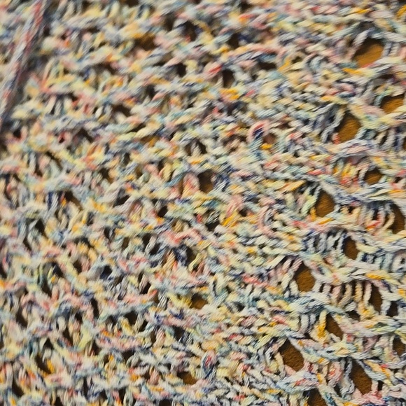 Women's Multi Color Knit Sweater - Picture 3 of 4